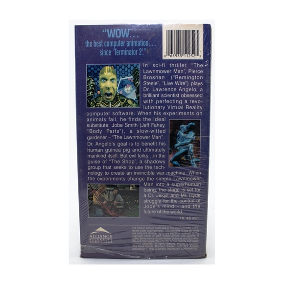 The Lawnmower Man Horror Sci Fi Vintage VHS - Picture 4 of 4